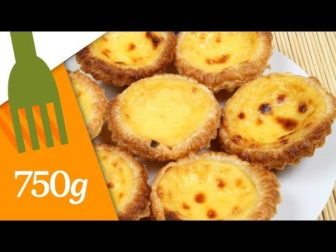Recette de Pastéis de Nata ou Petits flans Portugais - 750 Grammes
