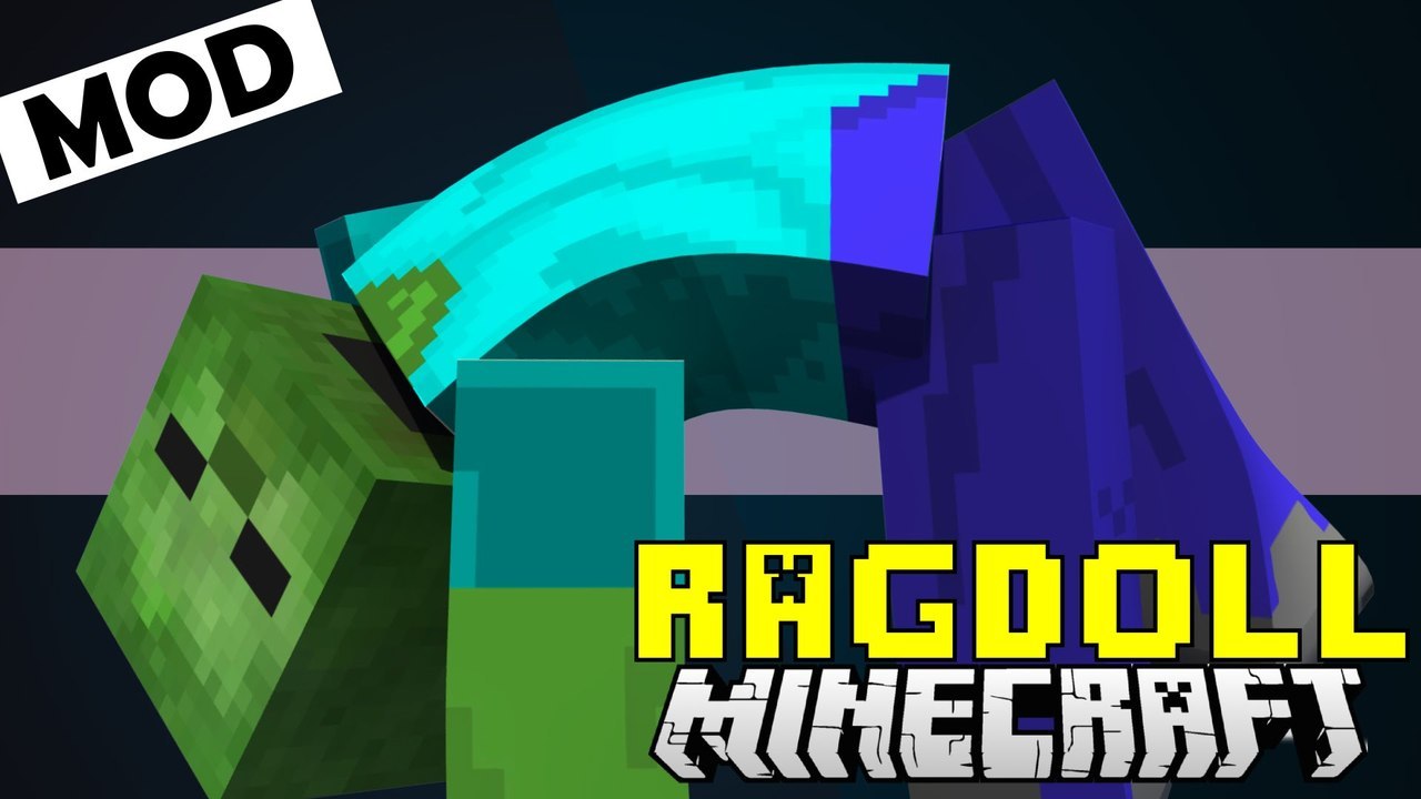 Mod Showcase RAGDOLL physics in Minecraft by NikNikamTV - video Dailymotion