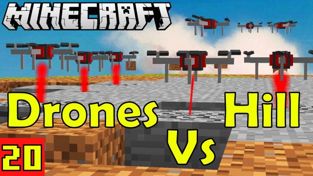 DRONES Vs HILL Nik Nikam's EPIC Minecraft Modded Survival Ep 20