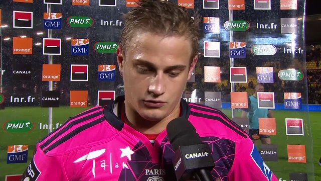 TOP14 - La Rochelle-Stade Français: Interview Jules Plisson (PAR) - J22 - Saison 2014/2015