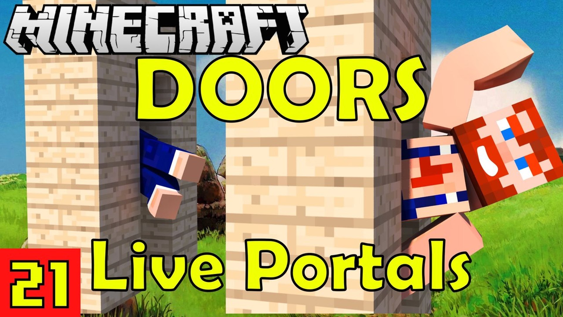 The Doors Live Portals Mod In Nik Nikam S Epic Minecraft Modded Survival Ep 21 Video Dailymotion