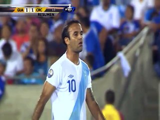 Guatemala y Costa Rica empatan 1-1 al finalizar el primer tiempo