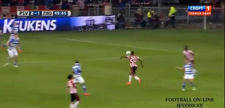 Joshua Brenet goal of the day? | PSV Eindhoven vs PEC Zwolle - 10.04.2015