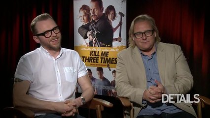 Details Celebrities - Simon Pegg Makes Murder Funny in "Kill Me Three Times"