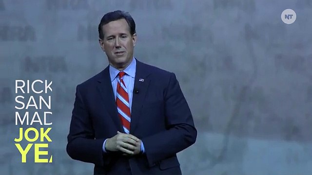 Rick Santorum Makes The Same Dumb Joke Two NRA Conventions In A Row
