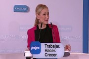 Cifuentes señala a PSOE como problema de españoles