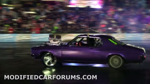 HANFUL drying out the pad at Burnouts Unleashed 2014