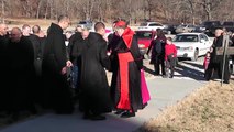 His Eminence Raymond Cardinal Burke Visits Clear Creek Monastery in Oklahom