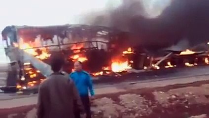 خطير - مصرع حوالي 40 رياضيا في حادثة سير قرب مدينة العيون