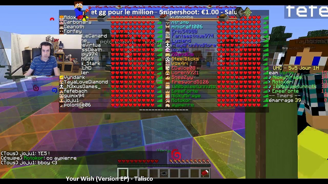 UHC 1h team : 1vs6, easy