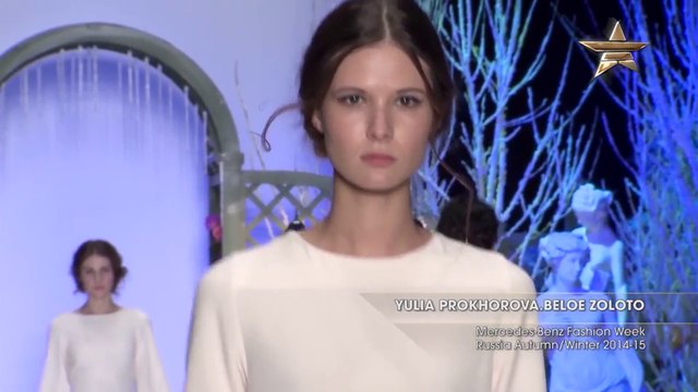 Fashion Week YULIA PROKHOROVA.BELOE ZOLOTO Mercedes-Benz Fashion Week Russia Autumn Winter 2014-15