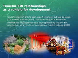 International tourism & foreign direct investment