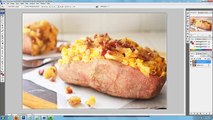 Photoshop editing techniques for food photography and blog.