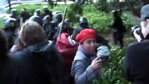 Police Violently Break Through Protesters @ UC Berkeley (11-20-2009)