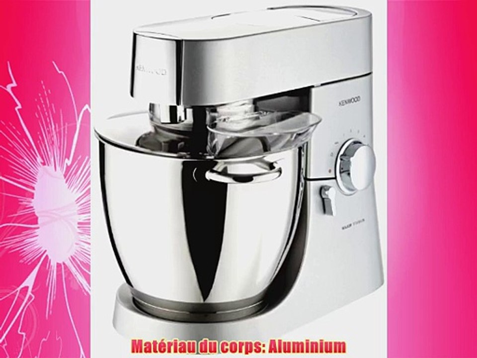 Kenwood KMM020 Robot Menager Major Titanium 1500W 67 L Inox Satine