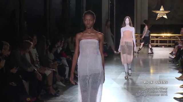 Fashion From The Runway RICK OWENS Ready-to-Wear Paris Fashion Week Spring Summer 2015