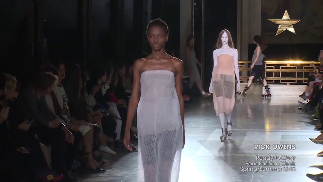 Fashion From The Runway RICK OWENS Ready-to-Wear Paris Fashion Week Spring Summer 2015