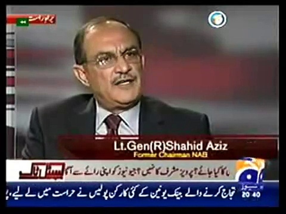 Lt. Gen Shahid Aziz reveal truth about Musharraf on US Air Bases