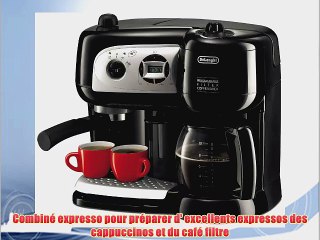 Delonghi Bco 264 Machine a Expresso Combi 12L 10 Tasses 15 Bars Minuteur Noir