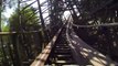 Medusa Wooden Roller Coaster POV Six Flags Mexico Front Seat On-Ride