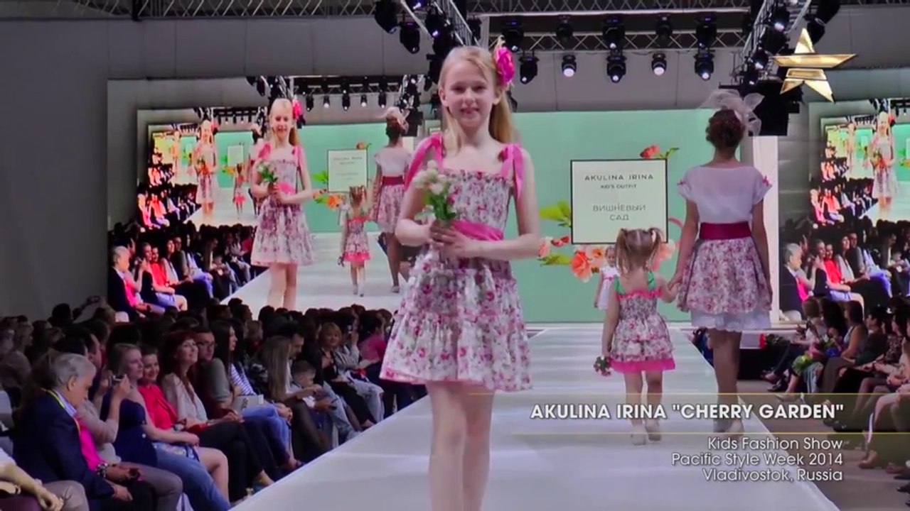 Fashion Week AKULINA IRINA "CHERRY GARDEN" Kids Fashion Show Pacific Style Week 2014 Vladivostok, Russia
