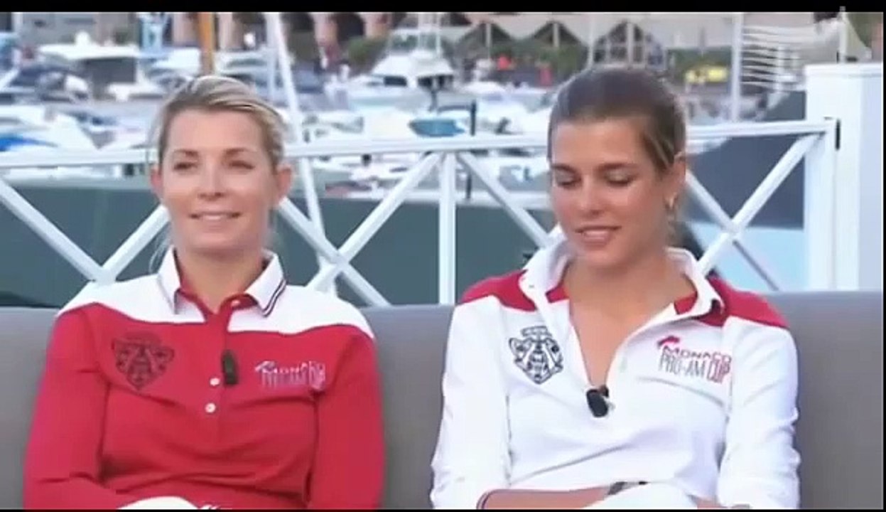 Charlotte Casiraghi Interview - Edwina Alexander and  Charlotte Global Champions Tour Monaco 2011