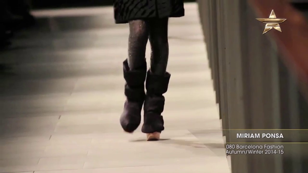 Fashion Week MIRIAM PONSA 080 Barcelona Fashion Autumn Winter 2014-15