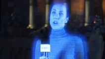 J'ai interviewé un hologramme. Il avait les nerfs à vif