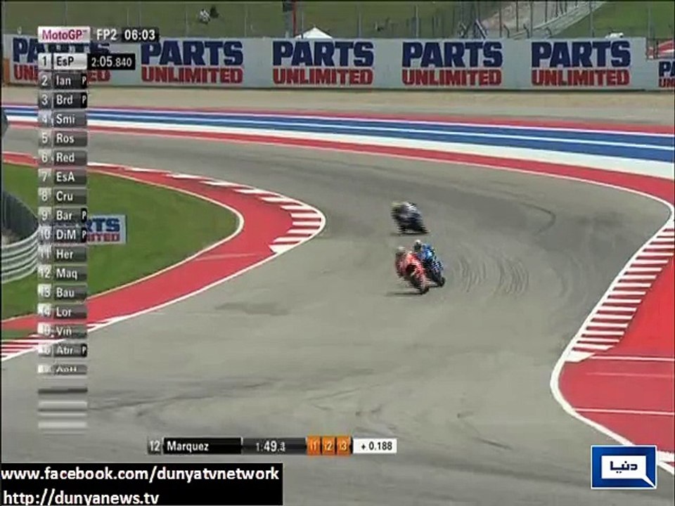 Dunya News-Honda's Marquez Fastest in MotoGP Se...