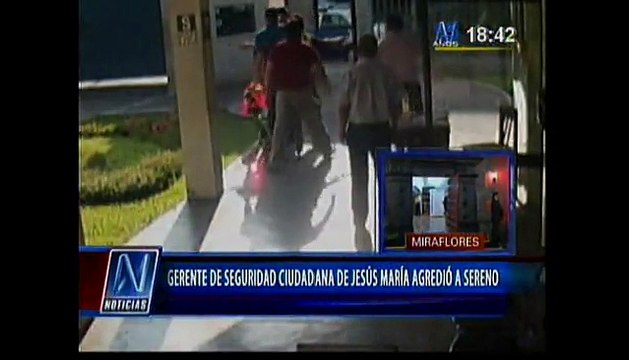Jesús María: Gerente de Seguridad Ciudadana agredió a serenos