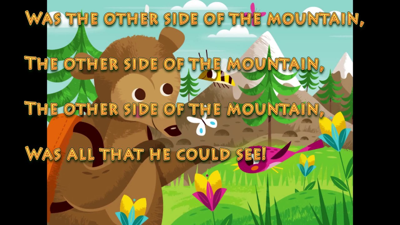 The bear went over the mountain,  RHYMES  KIDZ