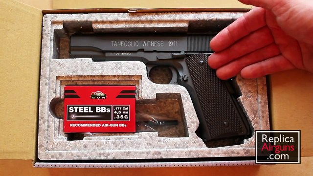 Cybergun - KWC Tanfoglio Witness 1911 CO2 BB Gun Review