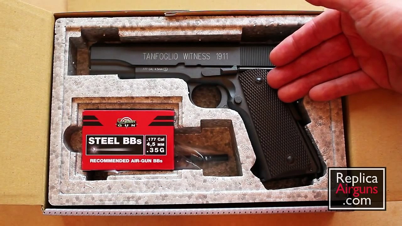 Cybergun - KWC Tanfoglio Witness 1911 CO2 BB Gun Review