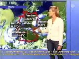 Versprecher von Claudia Kleinert in der Wettervorhersage der