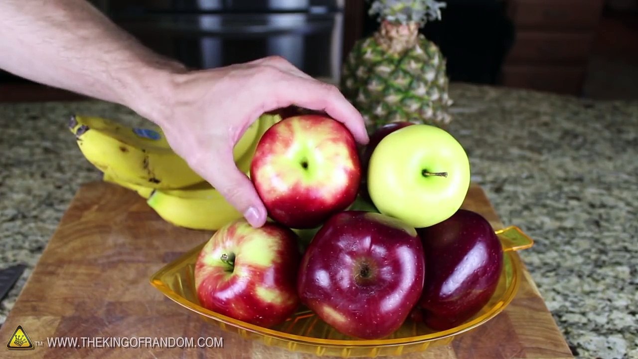 How to Make an Edible Apple Swan