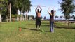 Dre Baldwin: Core Workout Body Bar Balance & Side Lunge | Basketball Strength Training