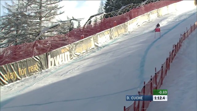 KITZBÜHEL 2011 - Sieger Didier CUCHE - Abfahrt Kitzbühel Hahnenkamm Streif