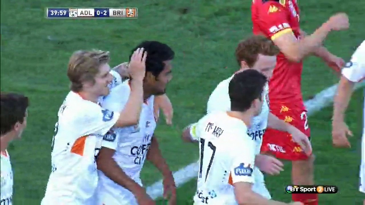 Adelaide United - Brisbane Roar 2-3, Galeković o.g. (0-2, 40'), 11.04.2015. HD