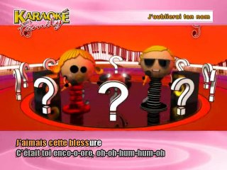 KARAOKE JOHNNY HALLYDAY et CARMEL - J'oublierai ton nom