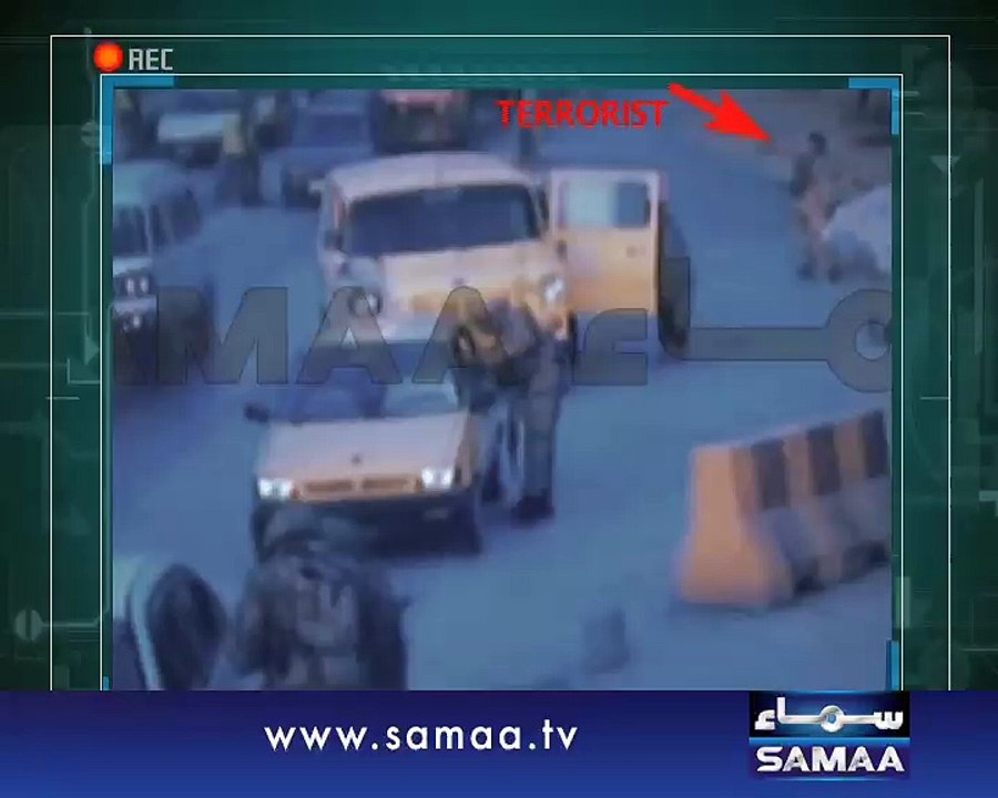 CCTV footage of attack on check post