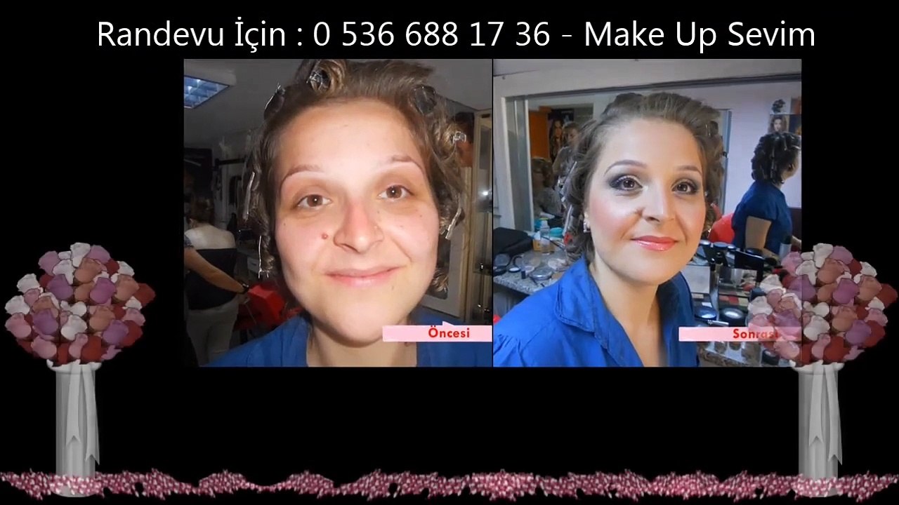 En çok beğenilen gelin makyajı Make Up Sevim 0 536 688 17 36