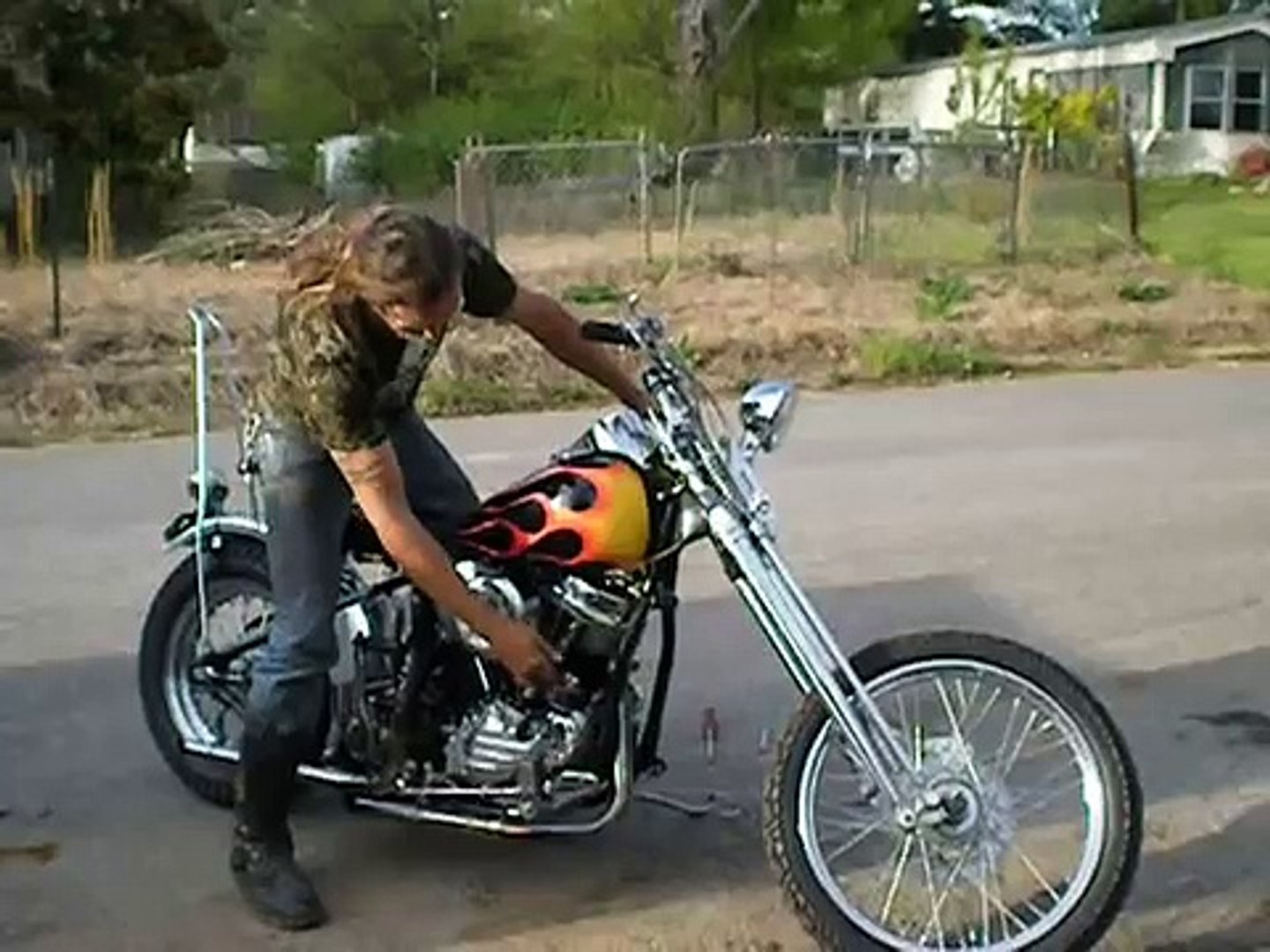 57 panhead chopper