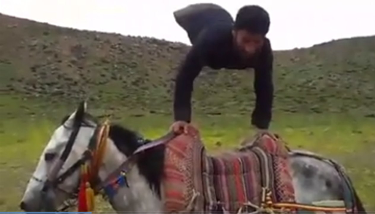 MAN ON HORSE