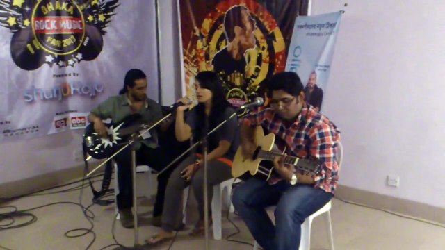 YJ Myth performs at Dhaka Rock Music Fair 1