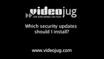 Which security updates should I install?: Credit Cards On The Internet