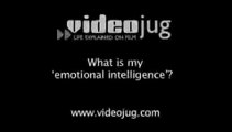 What is my emotional intelligence?: Emotional Intelligence