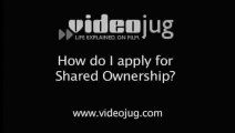 How do I apply for shared ownership?: Shared Ownership