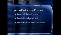 How do I find a new product to develop?: Small Business Products And Services
