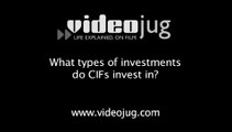 What types of investments do CIFs invest in?: Investment Funds