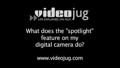 What does the "spotlight" feature on my digital camera do?: Digital Camera Auto Exposure Settings